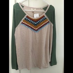 Easel Boho style shirt